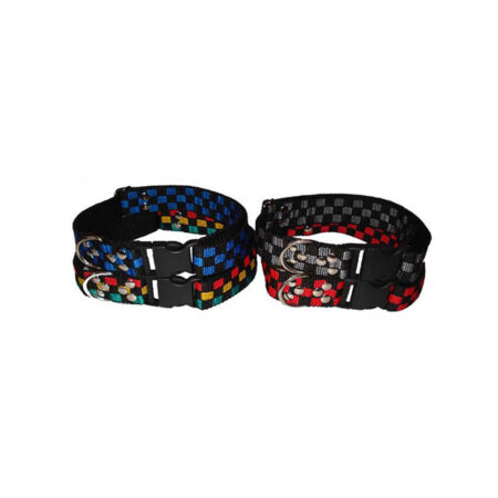 Collar Regulable Cuadriculado