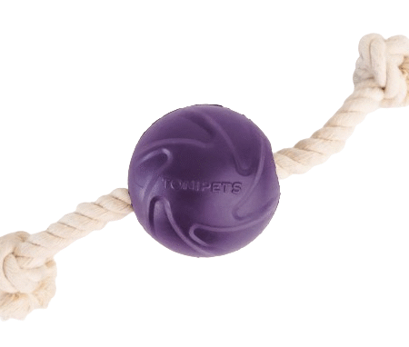 Pelota con Soga Soft Tonipets