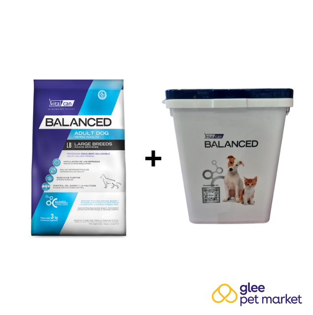 Promo Balanced Adulto Raza Grande 9kg + Tacho de Regalo